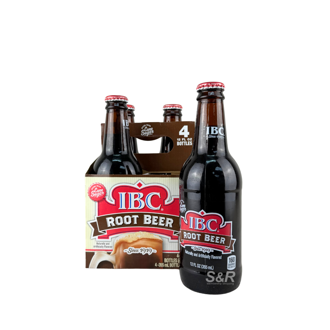 IBC Root Beer 355mL x 4 bottles